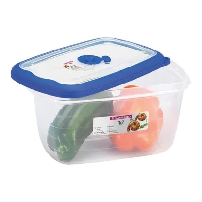 Contenedor Hermético Rectangular Alto Gr. 2300ml San Remo – Azul