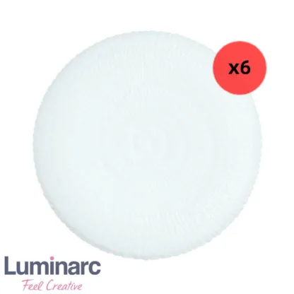 6 Platos Playos Ammonite Luminarc 26 Cm