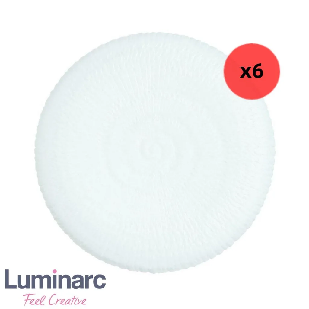 6 Platos Playos Ammonite Luminarc 26 Cm