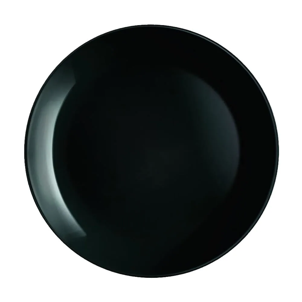 Plato Playo Diwali 25 Cm Luminarc Negro