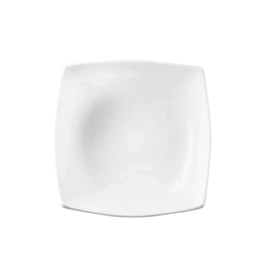 Plato Postre Cuadrado Quadrato Luminarc - Blanco