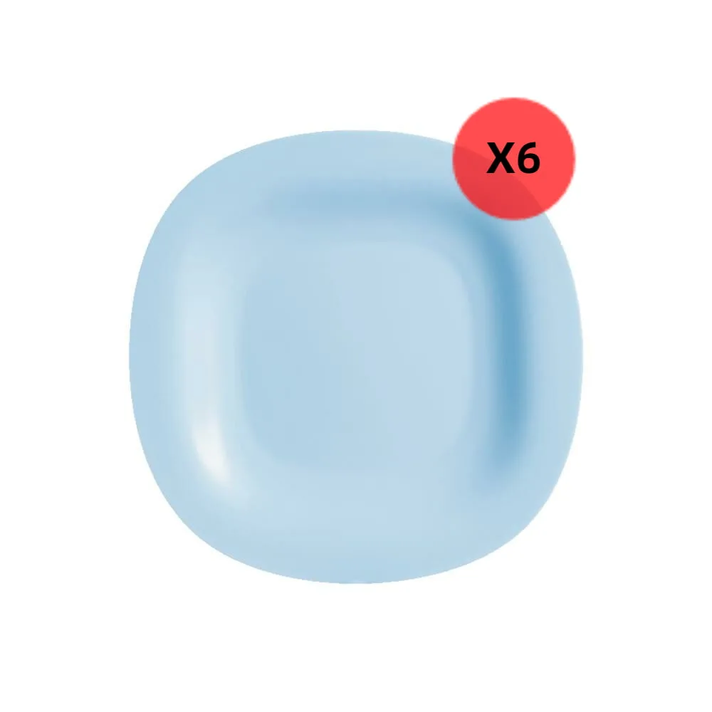 6 Platos de Postre Carine 19cm Luminarc Light Blue – Celeste