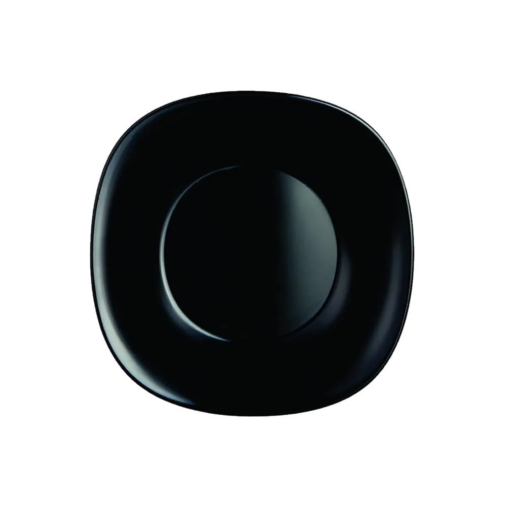 Plato Postre Carine 19cm Luminarc Negro Modelo Viejo