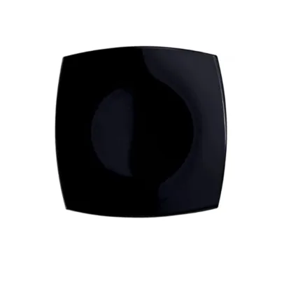 Plato Postre Cuadrado Quadrato Luminarc - Negro