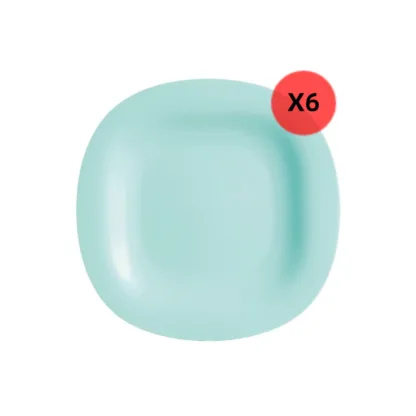 6 Platos de Postre Carine 19cm Luminarc Turquoise