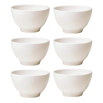 6 Bowls Ceramica Oxford 15cm – Blanco