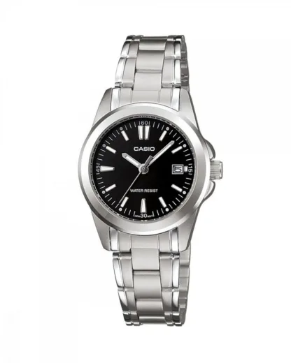 Reloj Casio Ltp-1215a-1a2 Acero Inoxidable Negro