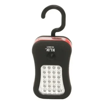 Mini Linterna Klik Emergencia Sd-6043 Con Iman Y Gancho Rojo