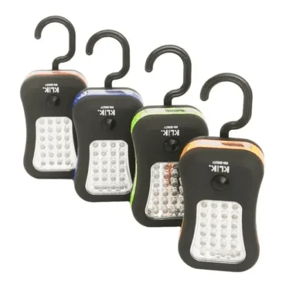 Mini Linterna Klik Emergencia Sd-6043 Con Iman Y Gancho Verde - Image 2
