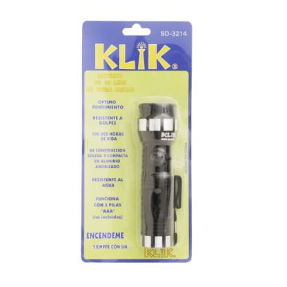 Linterna Klik 14 Led Sd-3214 Aluminio 40 Lumens - Image 2