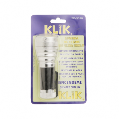 Linterna Klik 17 Led Sd-3526 Aluminio 50 Lumens - Image 2