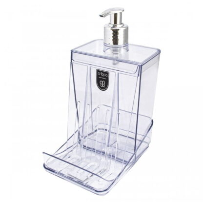 Dispenser Para Jabon C/ Porta Esponja Crippa Clear