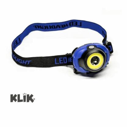 Linterna De Cabeza Klik Cob + 1w 220 Lumens Sd-2115
