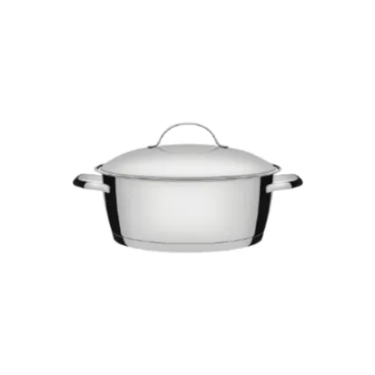 Cacerola Tramontina Allegra 24 cm Acero Inox Triple Fondo
