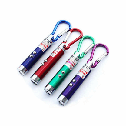 Puntero Laser Linterna 3 En 1 Llavero Colores Surtidos
