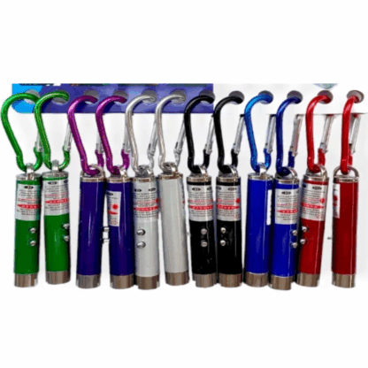 Puntero Laser Linterna 3 En 1 Llavero Colores Surtidos - Image 2