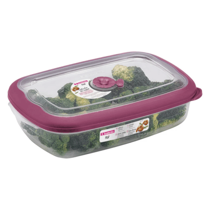 Contenedor Hermético Rectangular 2400ml San Remo Flor